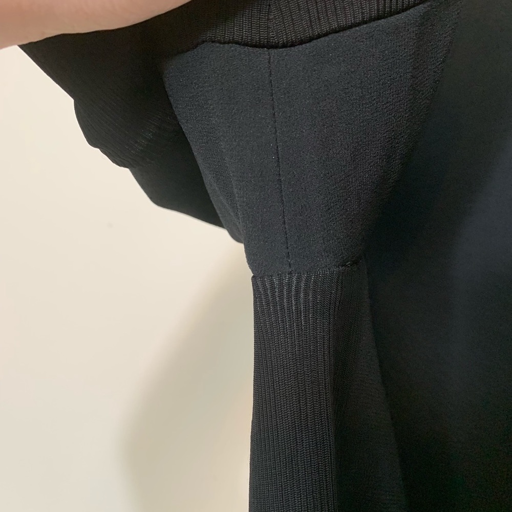 Rag & Bone Ribbed Sheer Side Panel Crewneck Tee - Picture 8 of 8